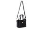 Vince Camuto Bolso de Mano Bellagio - Negro, 100% Piel de Polivinilo, Elegante y Sofisticado para Cualquier Ocasión